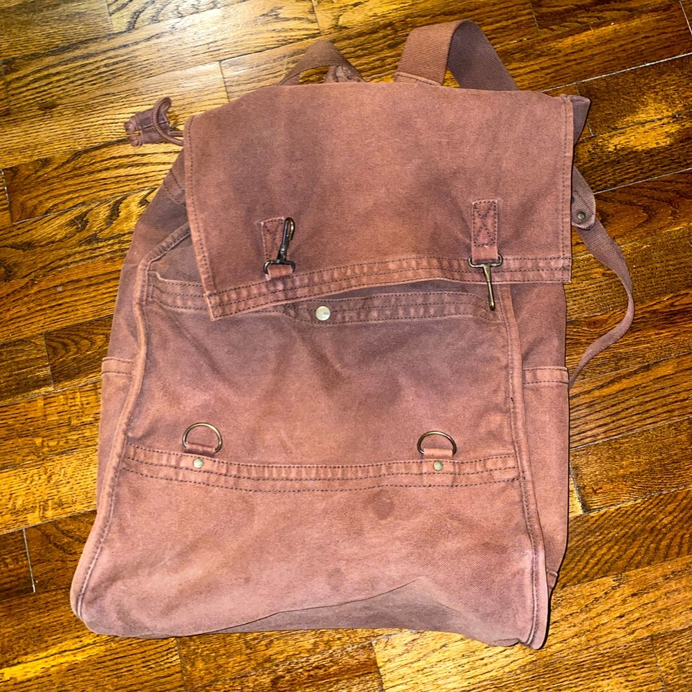 Gap brown canvas backpack